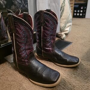 Ariat Kids Boots - Brown and Purple